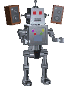 a gif of a dancing robot